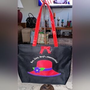 Red Hat Society Women's Medium Tote New W Out Tags Perf Cond Stylish